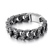 Domineering skull bracelet