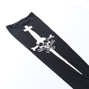 Halloween Skull Over The Knee Stockings Women's Clothing