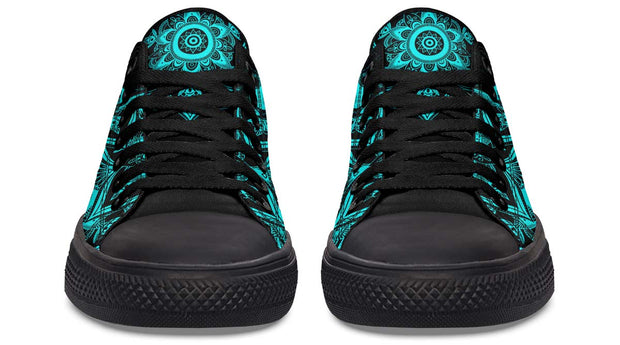 Deep Color Gradient Skull Shoe Espadrilles