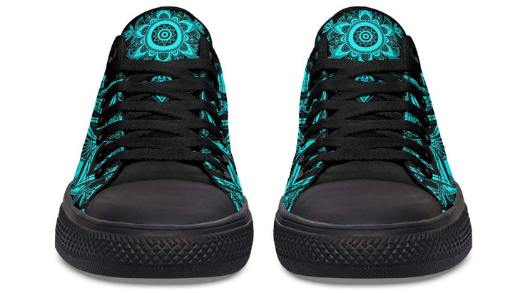 Deep Color Gradient Skull Shoe Espadrilles