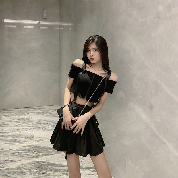 Functional A-line skirt suit