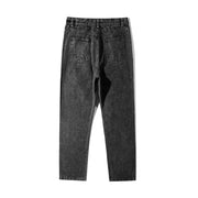 Skull graffiti print jeans