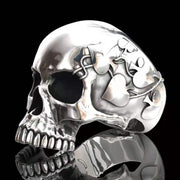 T.S.L Antique Silver Skull Shape Ring
