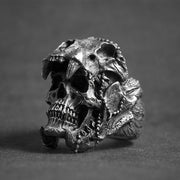 European And American Skull Retro Head-Dress Skull