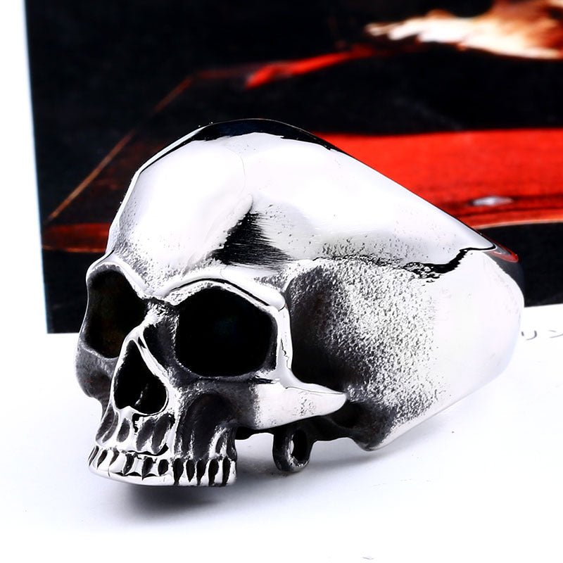 Creative Punk Skull Titanium Steel Ring