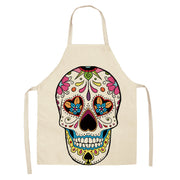 Creative Cotton And Linen Skull Series Apron *26 styles