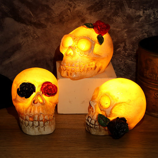 New Skull Decorations With Glowing Light