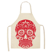 Creative Cotton And Linen Skull Series Apron *26 styles