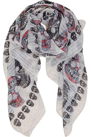 Colorful Skull Scarf