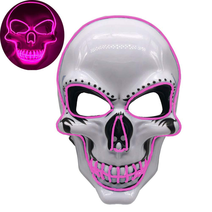 LED skull glowing mask