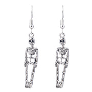Skeleton Skull pendant earrings