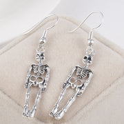 Skeleton Skull pendant earrings