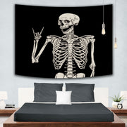 Skull Hanging Painting Bedroom Wall tapestries'