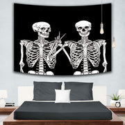 Skull Hanging Painting Bedroom Wall tapestries'