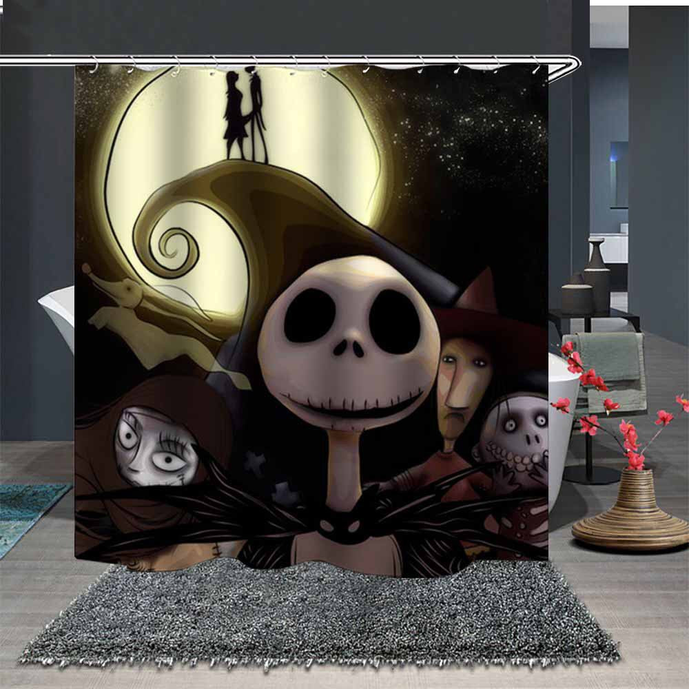 Skull Digital Print Shower Curtain *3 styles