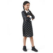Children's Cos Adams Family Costume Female Skull Dress