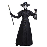 Medieval Steam Punk Plague Doctor Costume Beak Crow Long Mouth Mask