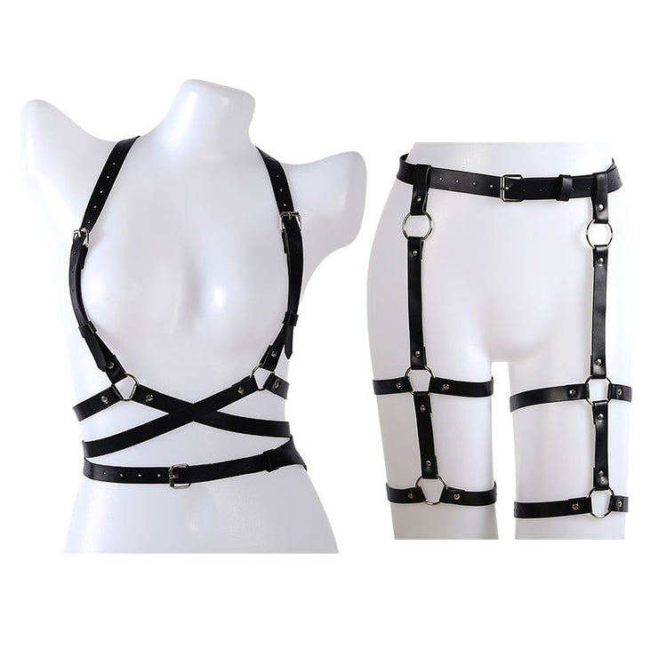 Leather Production Performance Costume Accessories Set