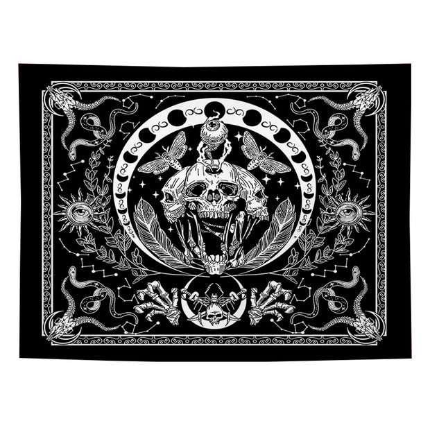 Skull Tapestry Bedroom or Livingroom, Background Hanging Cloth