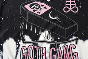 Loose Anti-Social "Goth Gang", Ladies Skull Hoodie