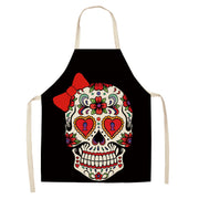 Creative Cotton And Linen Skull Series Apron *26 styles