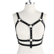 Leather Bondage Underwear Bundled Nightclub Performance Costume