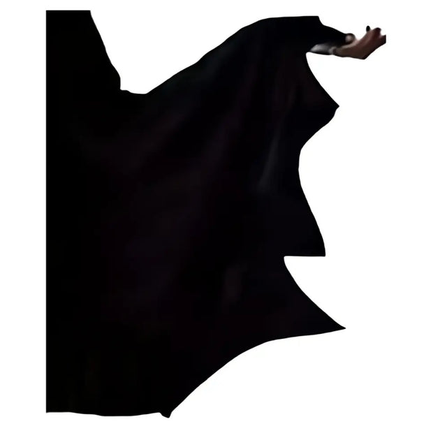Black Women's Gothic Witch Bat Sleeve Dress Halloween Cosplay Costume Vintage