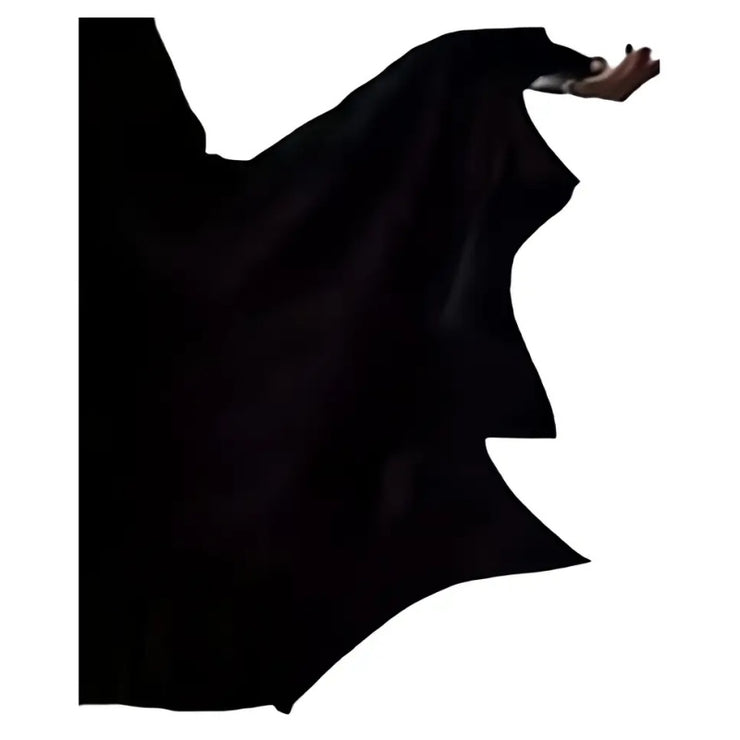 Black Women's Gothic Witch Bat Sleeve Dress Halloween Cosplay Costume Vintage