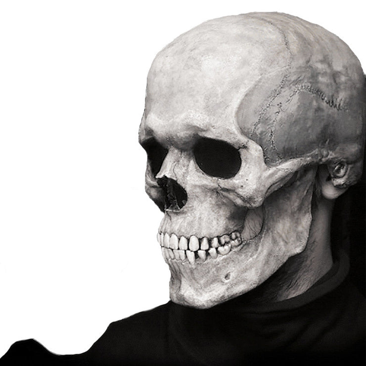 Halloween Movable Mouth Skull Mask Helmet Full Head Skull Mask