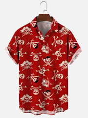Printed Men's Vintage button-up Shirt *12 Styles