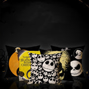 Linen Skull Halloween-inspired Nightmare Xmas Pillow Cover *29 Styles