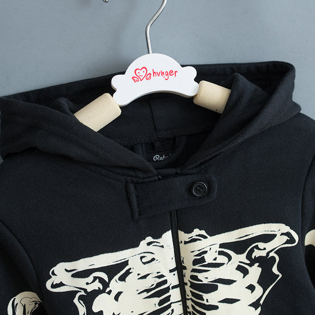 Halloween or Anytime Skeleton frame children's clothing