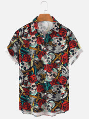 Printed Men's Vintage button-up Shirt *12 Styles