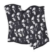 Women's Fashion Simple Skull Printed corset Shapewear