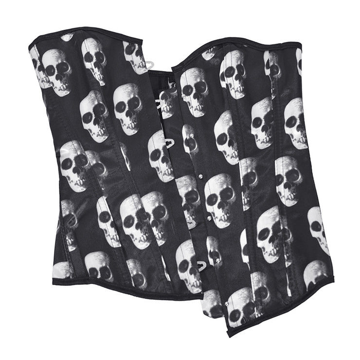 Women's Fashion Simple Skull Printed corset Shapewear
