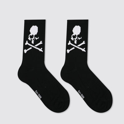 The Skull Lab Black / White Skull Socks