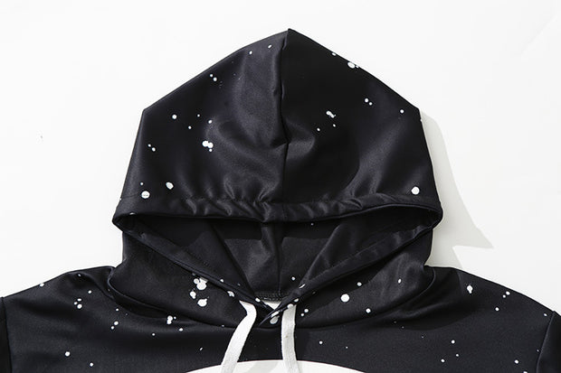 Loose Anti-Social "Goth Gang", Ladies Skull Hoodie