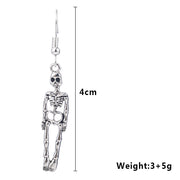 Skeleton Skull pendant earrings