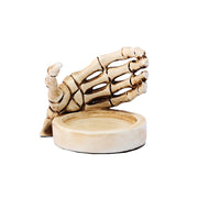 Skull Hand Guard Candlestick Base Halloween-Inspired Jewelry Storage Tray