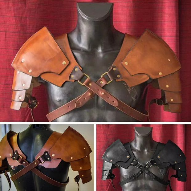 Medieval Nordic Knight Cosplay Armor Shoulder Pad