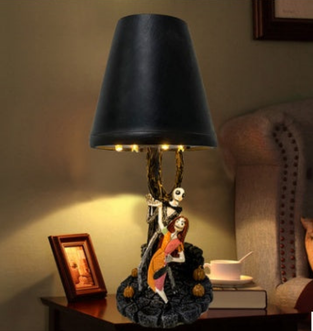 Home/Bedroom Jack Glowing Table Lamp LED or Halloween Skull Table Lamp