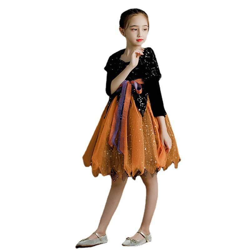 Halloween Children's Clothing Girls' light up Dress