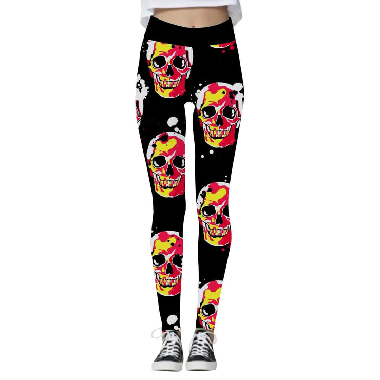 Halloween Inspired Women's Yoga Skull Pants *5 Styles