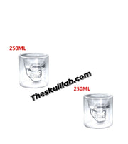 Skull Shot Transparent Glass Decor