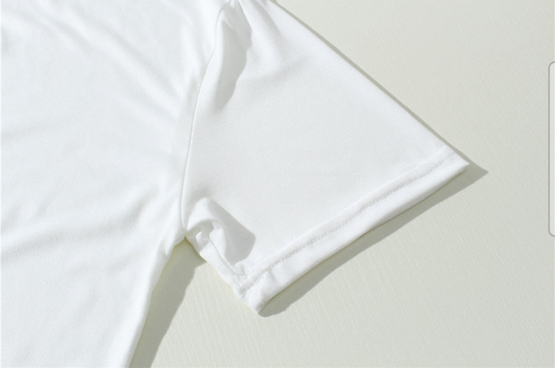 Skull Digital Printed Short-sleeved Rasta Bob T-Shirt