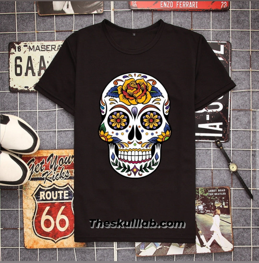 Skull T-Shirt Short Sleeve   *2 Colors