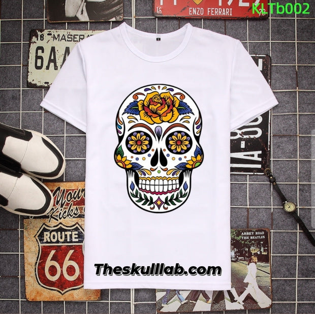 Skull T-Shirt Short Sleeve   *2 Colors