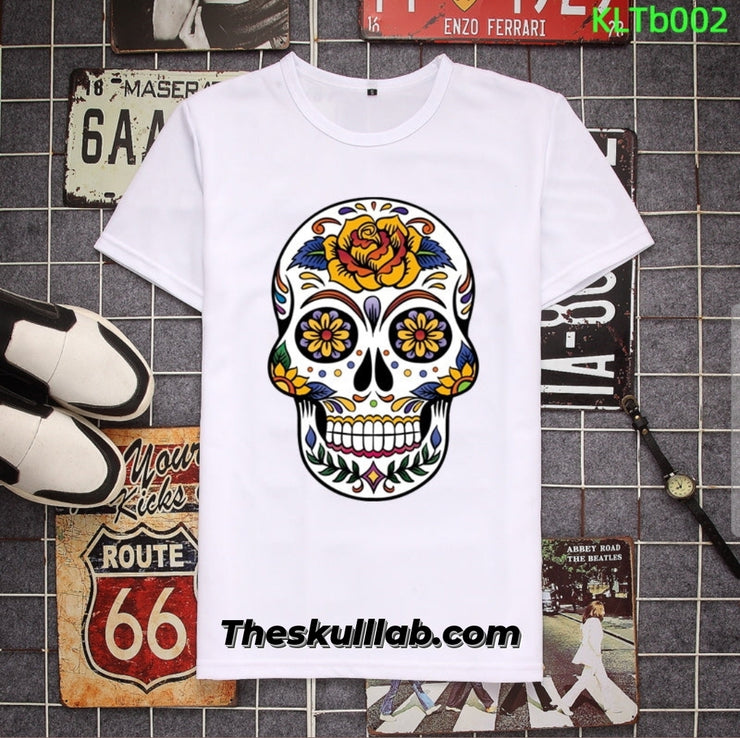 Skull T-Shirt Short Sleeve   *2 Colors