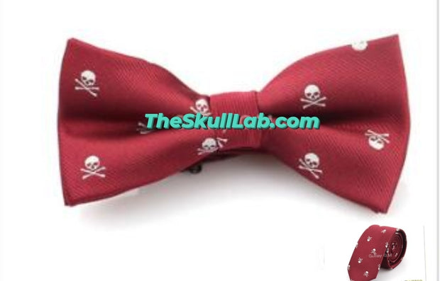 Skull Neckties & Bowties... Fashion accessories *5-Colors Polyester