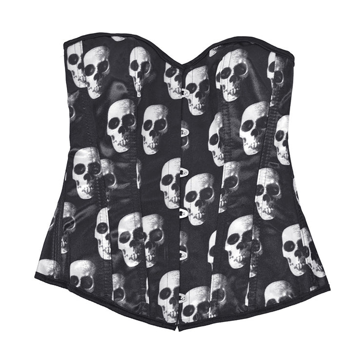 Women's Fashion Simple Skull Printed corset Shapewear